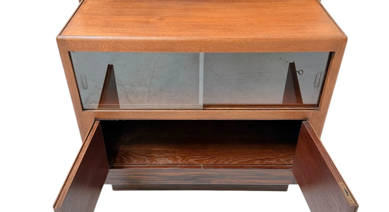 Modernist Art Deco Cabinet by Anton Lucas for N.V. Meubelkunst Leiden, 1920s